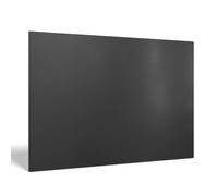 Plaque de Sol de Cheminée Rectangulaire 100x70 cm | Protecteur de Sol Robuste | Protection Anti-Étincelles pour Foyers | sous Poêle à Bois et à Granulés - en Acier Revêtu par Pulvérisation