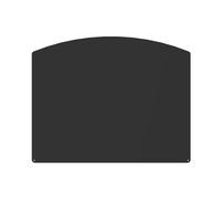 Plaque De Sol Demi-Ronde Noire L100 H80 - LE MARQUIER