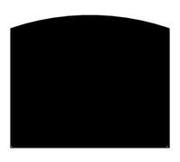 Plaque de sol Demi-ronde L120 H100 - PSA100