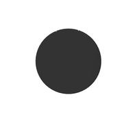 Plaque De Sol Ronde Noire D74 cm