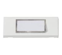 Plaque de sonnette - HEIDEMANN - 70060 - Blanc pur - 24 V - 1 A - Filaire