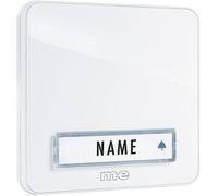 M-E Modern Electronics Plaque de sonnette simple KTA-1 W blanc 12 V/1 A
