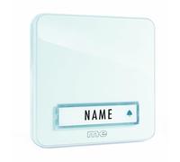 Plaque de sonnette simple m-e modern-electronics KTA-1 W blanc 12 V/1 A