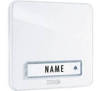 Plaque de sonnette simple m-e modern-electronics KTA-1 W blanc 12 V/1 A