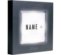Plaque de sonnette simple m-e modern-electronics KTB-1 A anthracite 12 V/1 A G