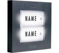 Plaque de sonnette x2 m-e modern-electronics KTB-2 A anthracite 12 V/1 A G