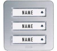Plaque de sonnette x3 m-e modern-electronics KTA-3 A/S argent 12 V/1 A Argent G
