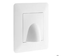 Zenitech - Plaque sortie de câble 16A - Blanc -