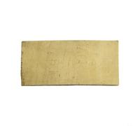 Plaque de soudure argentée pour bijouterie, outil d'estampage - Bas/moyen/haute température 35,5 x 19 x 0,3 mm (basse température)
