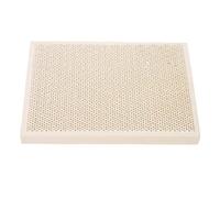 Plaque de soudure en céramique de 1,5 cm d'épaisseur - Plaque chauffante isolante haute température avec trous for le soudage et le moulage(14cm x 9.5cm x 1.5cm)