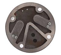 Plaque de soupape de compresseur d'air 80 mm de grande résistance Pièce de remplacement en acier pour le cylindre de tête de pompe avec conception renforcée résistante à la