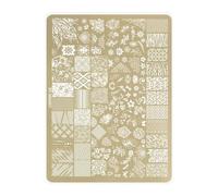 Plaque de stamping pour ongles avec motifs créatifs papillon et fleur pour les amateurs et les femmes professionnelles