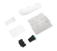 Plaque de Stamping pour Ongles DIY en Acier, Kit Assorti
