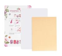 Plaque de stamping pour ongles tendance en acier inoxydable pour grands ongles, accessoire idéal pour les salons et la maison