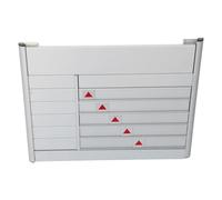 Plaque de Statut en Alliage D’aluminium pour Bureau et Institutions | Affichage Clair du Personnel, Usage Polyvalent, Aspect Professionnel Moderne, Finition Argentée Résistante