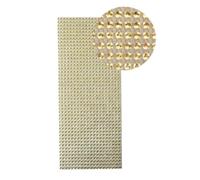 Plaque de strass adhésive - 10 x 25 cm - Doré - Graines créatives