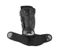 Plaque de support amovible en aluminium avec bouton de protection de la cheville, orthèse réglable avec double attelles contrôlées par bouton de compression de type X, ceinture de retenue pour le