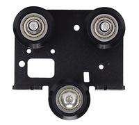 Plaque de Support Arrière D'extrudeuse D'imprimante 3D avec Plaque Arrière D'extrusion de Poulie pour Imprimantes 3D de Cadre D'extrusions D'aluminium Ender-3 V2, 24 Mm/0.9