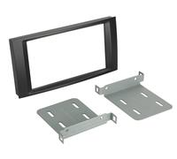 Plaque de support autoradio 2Din noire pour VW T5 2003-2015 Touareg 2003-2010