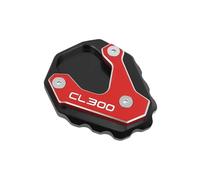 Plaque De Support Béquille pour Silver Wing GT 400 600 01-17 CL500 300 2023 2025 CBR650F Latéral Pied Coussin D'extension D'agrandissement(Red-CL300)