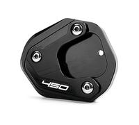 Plaque De Support D'extension Béquille Latérale Moto, Bouchons Valve Pneu Pour CFMOTO 450SR 450NK 450CLC 2023 2024 2025(Kickstand Pad Black)