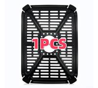 Plaque de support en acier inoxydable pour friteuse à air comprimé - Séparateur d'huile conçu pour s'adapter à différents modèles de friteuses à air pour griller et déshydrater les aliments (1 pièce)