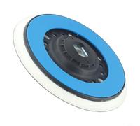Plaque de support en mousse PU 150 mm 6 pouces avec 49 trous M8 filetage crochet et boucle pour ponceuse excentrique polisseuse disque de rechange noir blanc bleu 1 pièce
