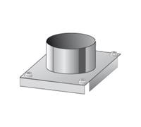 Plaque de support pour console murale DW - simple paroi - Raab EW-FU 300mm