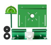 Plaque de table de défonceuse résistante à la corrosion pour outil de travail du bois garantissant une durabilité précise des opérations de coupe du bois