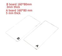 Plaque De Tapis De Découpe En Acrylique Transparent, Pour Bricolage, Matrices De Découpe, Adaptateur De Plate-Forme, Entretoise De Coupe Transparente 3mm 5mm, 1/2 Pièces