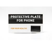 Plaque de téléphone portable rectangulaire en shungite polie