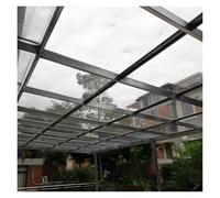 Plaque de Toit en Polycarbonate Panneaux de Lumière Naturelle Résistants aux UV Panneaux Lumière Serre pour Bricolage, Jardinage, Serre(0.6x10m/1.97x32.8ft)