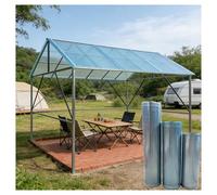 Plaque de Toit en Polycarbonate Panneaux de Protection Résistante Chocs Intempéries pour Vérandas, Serres, Serres Potagères, Abris Voitures, Faciles Découper(0.8x1m/2.62x3.28ft)