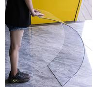 Plaque de toit transparente en polycarbonate résistant aux UV et aux chocs, 1 mm d'épaisseur, 4x13.1ft / 1,22 x 4 m, solution imperméable durable pour terrasses et serres