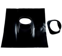 Plaque De Toit Wolf DN125 Toit En Pente 25-45° Grand Format 500x500mm, Noir