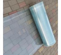 Plaque de Toiture en Plastique Panneaux Serre en Polycarbonate Eut Être Utilisé pour Capots De Protection, Housses Anti-poussière, Serres de Protection Phytosanitaire(0.6x20m/1.97x65.6ft)