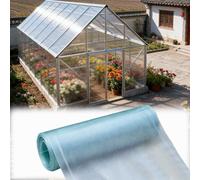 Plaque de Toiture en Polycarbonate 0,8 Mm Panneaux Serres Patios Extérieurs Panneaux de Serre Transparents pour Jardin, Maison, Couverture, Patios Extérieurs(1x8m/3.28x26.24ft)