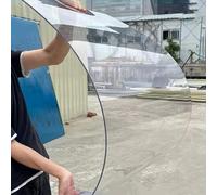 Plaque de toiture en polycarbonate de 3 mm - 1,22 m x 8 m / 4ft x 26.2ft - Facile à découper, parfaite pour les serres, l'utilisation en extérieur et la protection solaire - Durable, légère