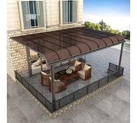 Plaque de toiture en polycarbonate durable - Panneaux en acrylique de 2 mm d'épaisseur pour serres, terrasses et structures extérieures - Panneaux de toit marron 60 x 798 cm