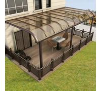 Plaque De Toiture En Polycarbonate Transparent 2 Mm, Panneaux Anti-UV Pour Patio Et Serre, Panneaux De Toit Pour Pergola, Facile À Découper, Pour Terrasses, Cloisons Et Abris