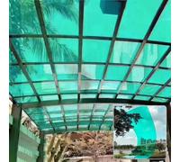 Plaque de toiture en polycarbonate transparent de 1 mm, légère et durable, idéale pour les terrasses, les cloisons et les auvents, facile à couper pour des applications personnalisées