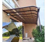 Plaque de toiture en polycarbonate transparent de 1 mm pour serre de patio robuste - Protection UV - Panneaux de toit de pergola - Se découpe facilement - Convient pour les terrasses, les cloisons