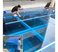 Plaque de toiture en polycarbonate transparent pour serre - Panneau de rechange de 1 mm d'épaisseur - Ne se déforme pas facilement - Facile à couper pour terrasses et cloisons