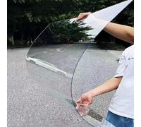 Plaque de toiture en Polycarbonate Transparent pour serres, abris de Voiture, stades et Autres bâtiments - 0,6 x 3 m - Protection UV - Facile à découper