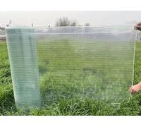 Plaque de Toiture en Polycarbonate Transparent Souple 1 mm Couverture de Serre Pergola Terrasse Abri Extérieur Résistante aux Intempéries Largeur 50 cm Longueur 1-5 m(0.5m x 3.0m)