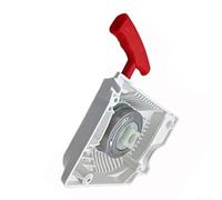 Plaque de traction manuelle à ressort pour tronçonneuse avec roulement intégré et double ressort de démarrage, accessoire de rechange pour tronçonneuse à essence 45 cc, 52 cc, 58 cc, blanc, 18 x 10 x