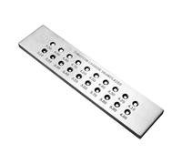 Plaque de traction professionnelle pour fabrication de bijoux - Outil professionnel de bijoutier en acier pour le travail du métal