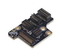 Plaque de transfert d'interface extrudeuse pour imprimantes 3D BambuLab P1P et P1S - PCB Circuit Board Pièce de rechange compatible avec V6 Hot End et