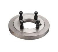 Plaque de transition de connexion de type C à bride de tour avec C6140C6180 et autres mandrins de machine-outil C4 C5 C6 C8 C11 auto-centrage à trois mâchoires sans vis(400C8)