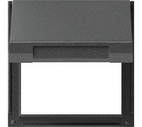 Plaque de transition Gira KD TX-44 Anthracite avec couvercle à lamelles - 065467